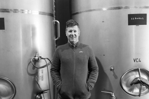 Steve in Winery BW